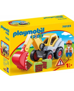 Playmobil 70125 1.2.3 Koparka